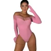 Body con Guantes Manga Larga