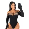 Body con Guantes Manga Larga
