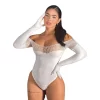 Body con Guantes Manga Larga