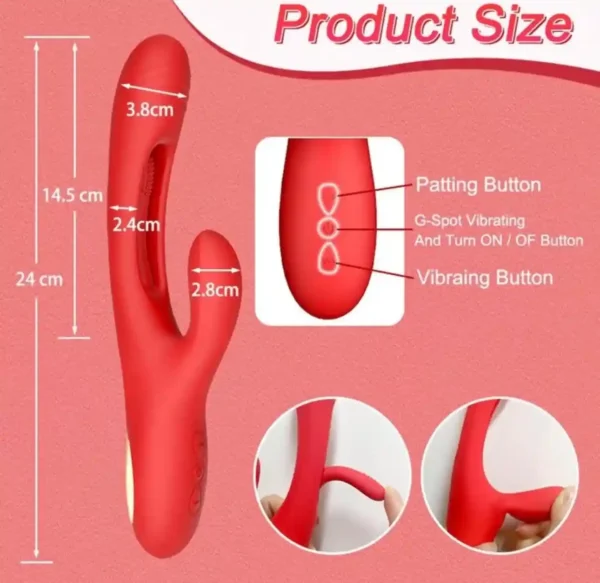 Vibrador doble estimulación Donal