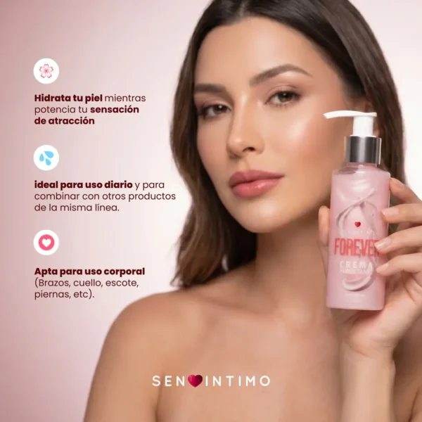 Crema Humectante con Feromonas Forever de Sen Íntimo 125ml