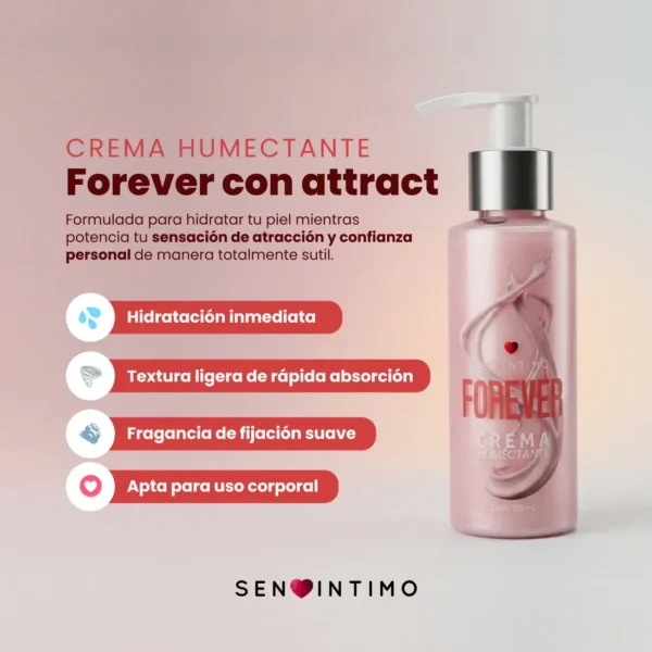 Crema Humectante con Feromonas Forever de Sen Íntimo 125ml