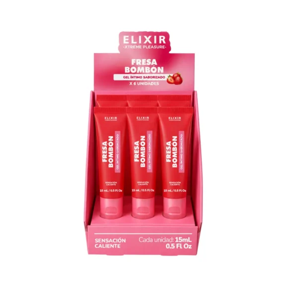 Gel Saborizado Fresa Bombon Elixir