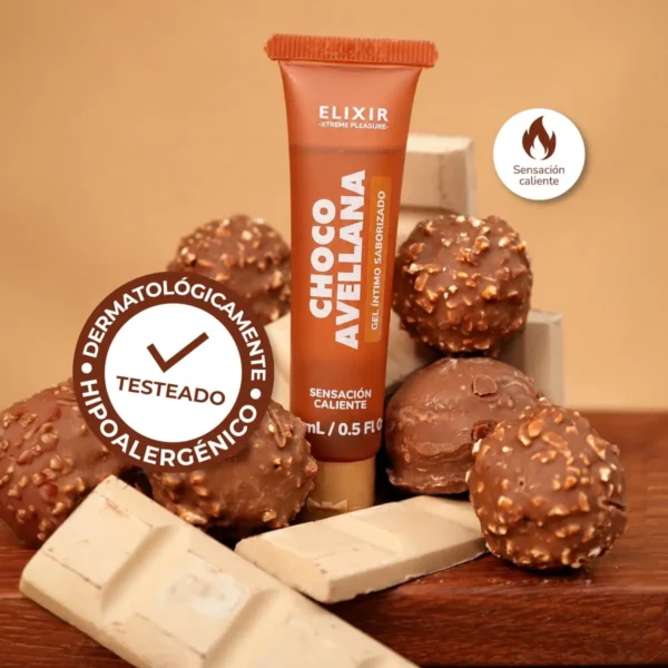 Gel Saborizado Choco Avellana Elixir