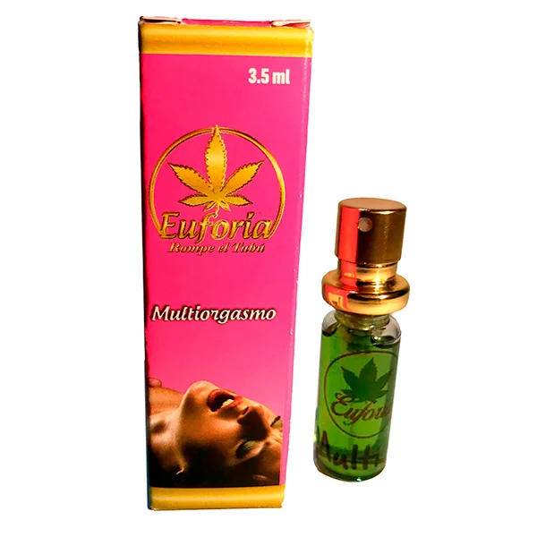 Spray Multiorgasmos Caliente de Cannabis Euforia 3.5ml