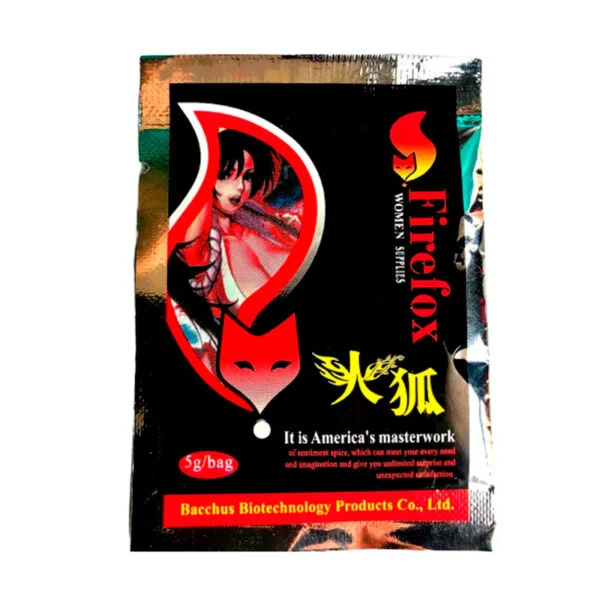 Excitante Femenino en Polvo Fire Fox 5g