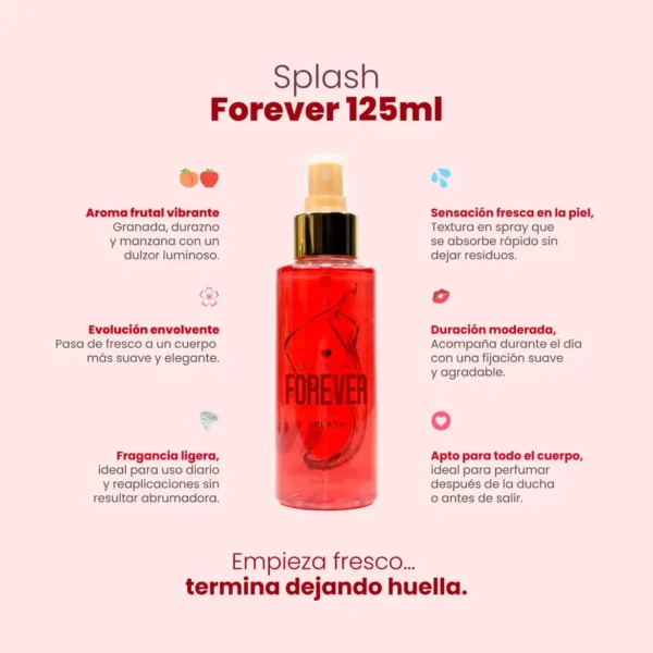 Splash con feromonas Forever de Sen Íntimo 125ml