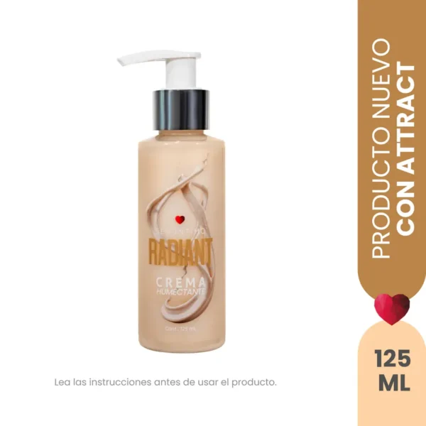 Crema Humectante con Feromonas Radiant de Sen Íntimo 125ml